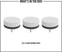 Dirt Devil 3-Piece Foam Sponge Pad Cleaning Set: 3.5" Pads for Glass, Hardwood, Mirrors & More