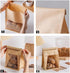 NatureMan 50 Pack Window,11x8.7x3.9inch Packaging (50, Bakery Bags with Resealable Brown Kraft Paper Bread Storage Bags