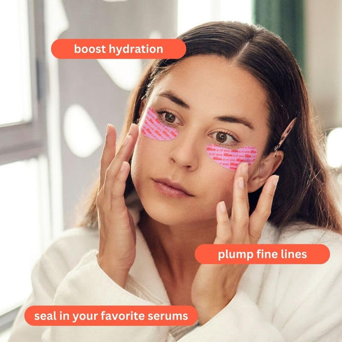 Milli Under Eye Patches – 1 Pair Reusable Silicone Masks, Boost Hydration & Plump Fine Lines, Skincare Routine
