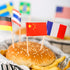 Anley Assorted 100 Different Countries Toothpick Flag, Vivid Double Sided Print & Solid Smooth Pick for Party