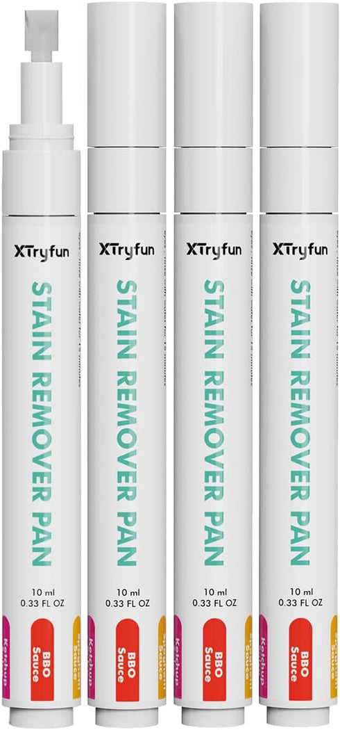 Stain Remover Pen for Clothes, Portable Safe Stain Sticks, Instant Travel Remover for Juice Food Ketchup Ink