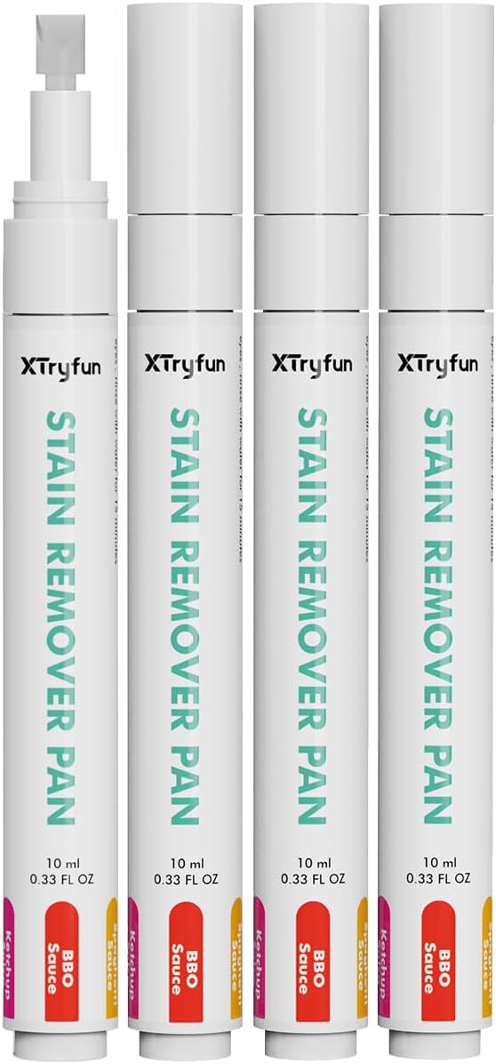 Stain Remover Pen for Clothes, Portable Safe Stain Sticks, Instant Travel Remover for Juice Food Ketchup Ink