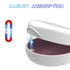 Retainer Case, Orthodontic Mouthguard Case, Dental Retainer Case (White)