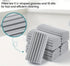 Original Damp Duster Sponge/Cleaning sponges/Magic Sponges/Blinds, Baseboards/Washbasin/Glass, Pet, Hair, Mirrors(Grey) - 4 Pack by MR DAMP