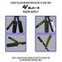 Professional Barber Straight Edge Razor, Stainless Steel Safety Blade for Close Shaving, with 10 Single Edge Blades
