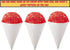 Smygoods Disposable White Paper Cone Cups, Pack of 100-4.5 oz, Eco-Friendly for Events