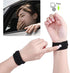 TOULIFLY Travel Wristbands, Natural Motion Sickness Relief Wrist Band, Grey + Black