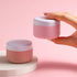 Travel Containers for Toiletries, Silicone Cream Jars BPA Free, TSA Approved 2oz Travel Size Containers, Leak-proof Travel Essentials with Lid for Cosmetic Face Hand Body Cream (4 Pack) by kuangre