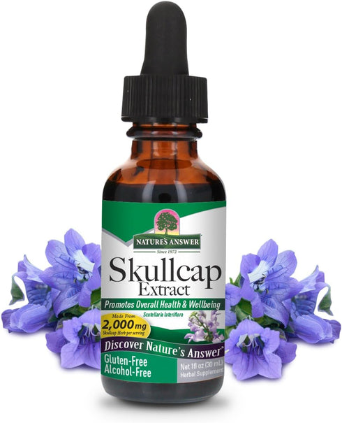 Nature's Answer Alcohol-Free Skullcap Herb, 1 Fluid Ounce