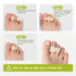 Hammertoe 10 Pack Hammer Bukihome Corrector - Toe Straighteners - Broken Toe Wraps - Realign Bent, Curled, Crooked