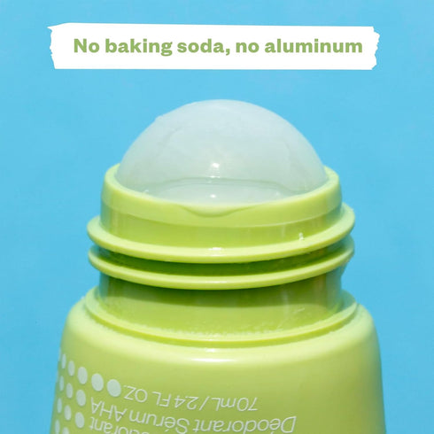 Kosas Chemistry Deodorant, Aluminium and Baking Soda Free, BO-Fighting AHA Serum for Skin Nourishment
