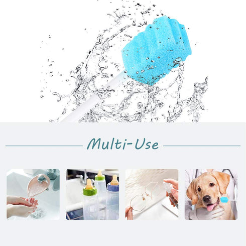 (50 Pack) Disposable Unflavored Mouth Swabs, Sterile Oral Swabs for Dental Cleaning