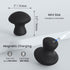 VITAMASS Handheld Massage Ball, Portable Waterproof Rechargeable Mini Massage Tool (Black)