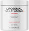 Codeage Multi Amino+ Supplement - BCAA & EAA with All 9 Essential Amino Acids, Vegan, 240 Capsules for Muscles Recovery