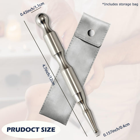 iunxkmi Acupuncture Pen | Acupressure Pen for Deep Tissue Massage, Pain Relief, Trigger Point Massager, Facial Massage