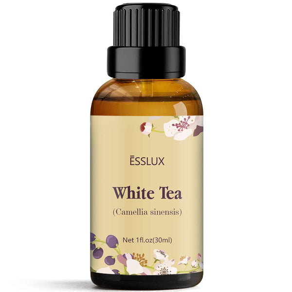 ESSLUX White Tea Essential Oil for Diffuser, Massage, Soap, Candle Making, Home Fragrance, 30 ml