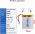 Liter energy battery 3.7V 503040 600mAh Pack 2.0mm Lithium Polymer ion Battery Rechargeable Polymer Battery with JST
