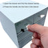 Makeup Organizer, Desk Organizer with 4 Drawers, Vanity Cosmetic Storage Box for Bathroom Counter or Dresser, Blue
