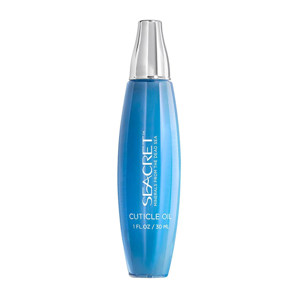 SEACRET CUTICLE OIL: Dead Sea Mineral Nail Care Treatment with Calendula, Argan, Jojoba, & Vitamin E (30ml)