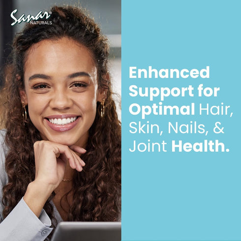 Sanar Naturals Collagen Pills Multi Complex - Type I, II, III, V, X - Extra Strength for Hair, Skin, Nails & Joints -