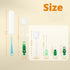 OUTXE 5 Pack Bottle Brush Set, 5-in-1 Water Bottle Cleaner, 15" Long Handle, 3 Straw Brushes, Detail Brush