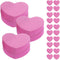 Ipetboom 100pcs Heart Shape Nail File Strips - Mini Buffer Block File for Toenails & Fingernails