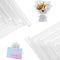 REAXYZNN 20 Sheets 235 Pcs Bouquet Wrapping Paper Waterproof Floral Wrapping Paper for