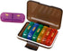 SHINYPASING Weekly Pill Organizer Case Portable 7-Day Colorful Medicine Holder with Reminder for
