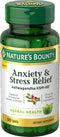 Nature's Bounty Anxiety & Stress Relief Ashwagandha Ksm-66 | 50 Count Tablets