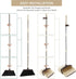 Broom and Dustpan Set, Heavy Dust Broom and Dustpan Combo for Home, Long Handle Dust Pan and Broom Set for Kitchen,
