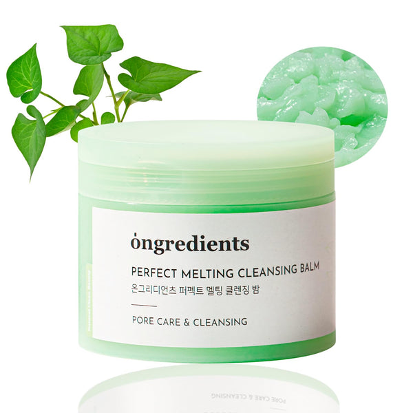 ONGREDIENTS Heartleaf Makeup Melting Cleansing Balm with Jojoba Oil, Vegan Deep Cleanser, 3.04 Fl Oz