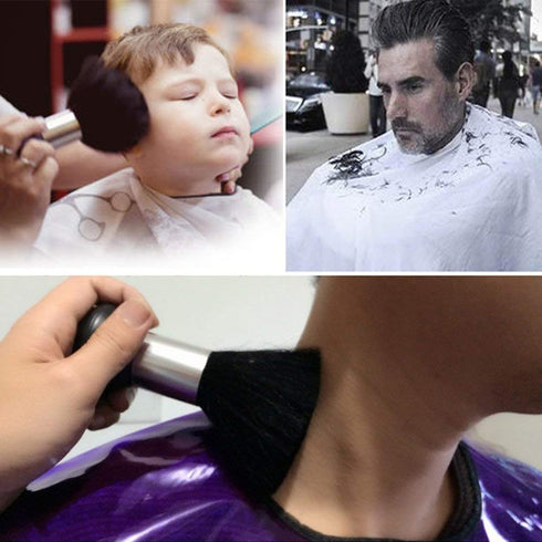 Neck Duster Brush Hair Cutting Kit - Black