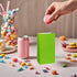 KEYYOOMY Mini Green Paper Bags, Green Party Favor Bags, Small Party Goodie Bag, 24 CT, 3.5 X 2.4 X 7.1 In