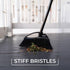 Set O-Cedar Strong Sweep Broom and Dustpan with Detail Brush | Indoor Outdoor Heavy Duty Stiff Bristle Broom | Step-On