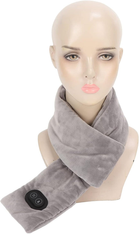 Neck Heating Pad, Electric Vibration Massage Scarf for Neck Pain and Stiffness Relief