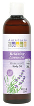 Aura Cacia Body Oil, Relaxing Lavender, 8 Fluid Ounce (2 Pack)