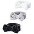 WSYUB Spa Headband, Fluffy Makeup Headbands for Women, Facial Headbands for Washing Face, Bow Hair Band, Slumber Party
