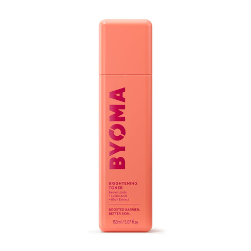 BYOMA Brightening Toner - Gently Exfoliating Facial Toner with Lipids & Lactic Acid - Alcohol Free, 5.07 fl. oz