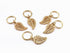 yueton 30pcs Gold Ring Shell Hands Leaves Star Pendant Rings Set, Hair Clip, Headband Accessories