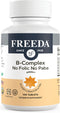 Freeda Vitamin B Complex - Super B Complex Kosher Supplement, 100 Count, No Folic No PABA