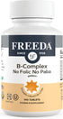 Freeda Vitamin B Complex - Super B Complex Kosher Supplement, 100 Count, No Folic No PABA