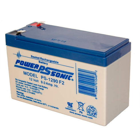 Power Sonic PS-1290 12 9 (F2 Power-Sonic Volt Amp Hour Rechargeable SLA Battery Terminals)