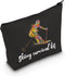 POFULL Skiing Bag, Skiing Team Gifts Survival Kit for Ski Lover, Cosmetic Bag