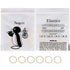 Angzhili 10 Bag Dental Orthodontic Rubber Bands, Elastic Rubber Bands, Orthodontic Supply (5/16")