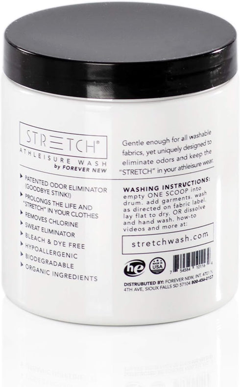Forever New Stretch Active Wear Laundry Detergent, Powder, Original Scent, 16 Ounce, Ideal for Workout Clothes