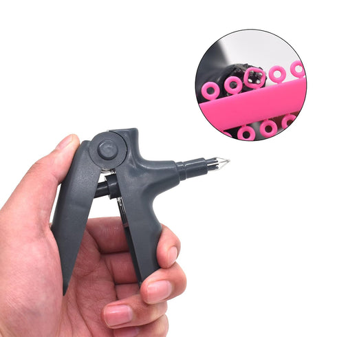 Dental Orthodontic Ligature Ties and Gun Dispenser, 1040pcs Orthodontic Elastomeric O-Rings