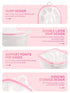 Nail Soaking Bowl Set - 2PCS Gel Polish Dip Powder Remover with Triangle Cuticle Peeler & Stainless Steel Pusher