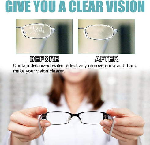 NOBEYSTON 2PCS S/E4 Lens Scratch Remover for Eye Glasses, Eyeglasses and Sunglasses Scratch Repair, Pocket & Travel