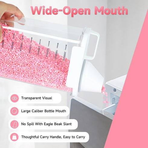 Tokokimo Laundry Powder Dispenser, Laundry Detergent Dispenser for Laundry Room Organization and Storage, Laundry Beads