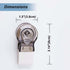 Pills Taker 2pcs Tablet Puncher Pill Blister Package Opener, Gray x1 + Blue x1